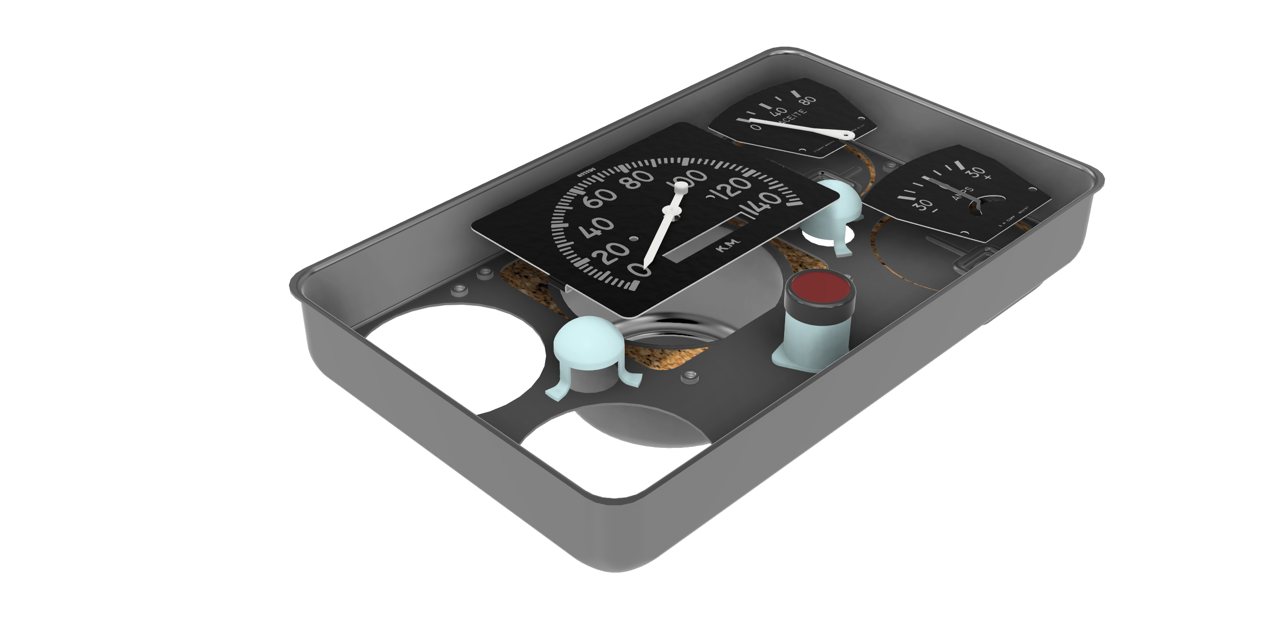 Ramirez Rural 750 的仪表板 Stewart Warner